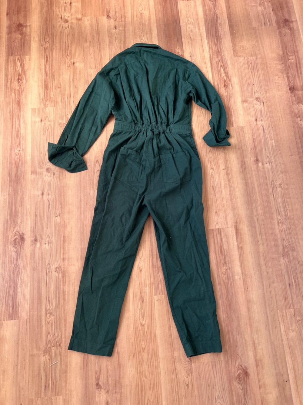 Lucy + Yak Green Utility Coverall Jumpsuit sz Small - Picture 2 of 7